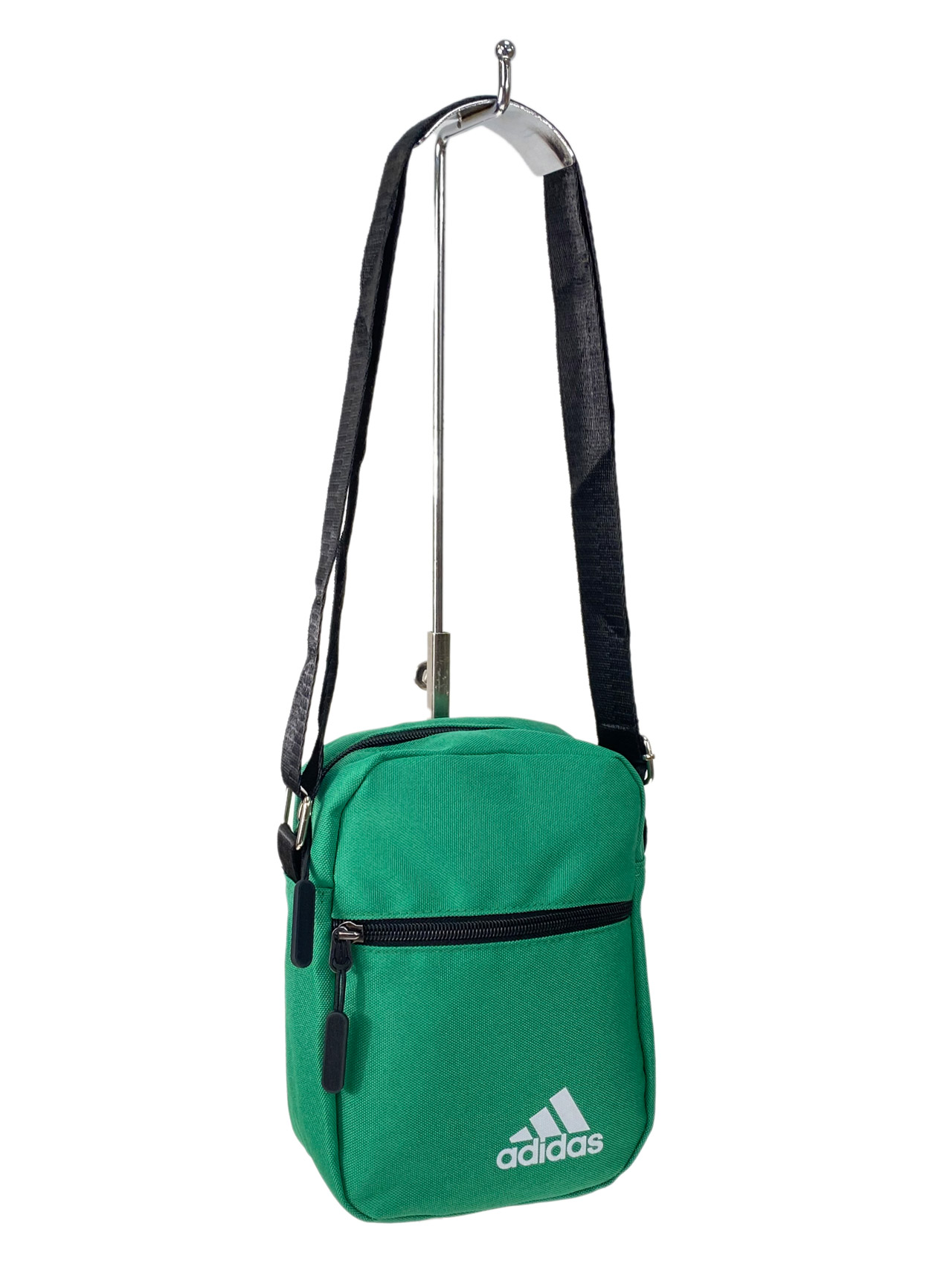 На фото 1 - Молодежная текстильная сумка, цвет зеленый