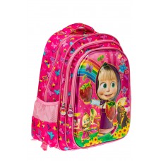 На фото 1 - Большой школьный рюкзак, цвет фуксия