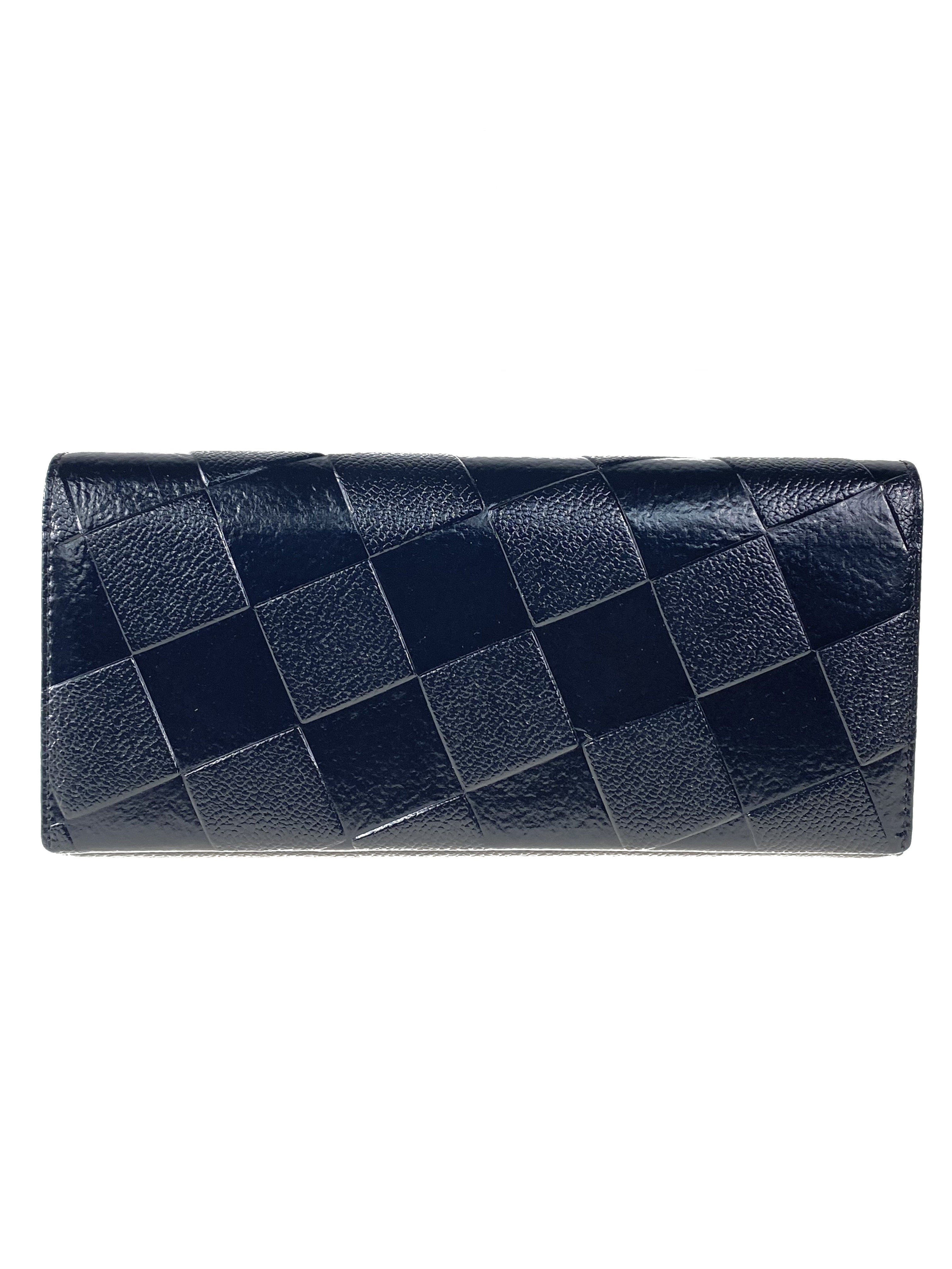 На фото 1 - Женский кошелёк-портмоне из искусственной кожи, цвет черный
