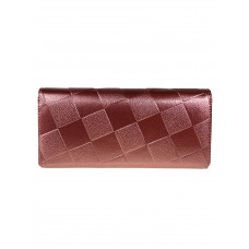 На фото 1 - Женский кошелёк-портмоне из искусственной кожи, цвет розовый