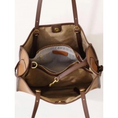 На фото 3 - Женская сумка из натуральной кожи, цвет бежевый