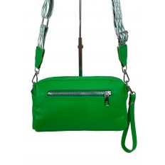 На фото 2 - Женская сумка из искусственной кожи цвет зеленый