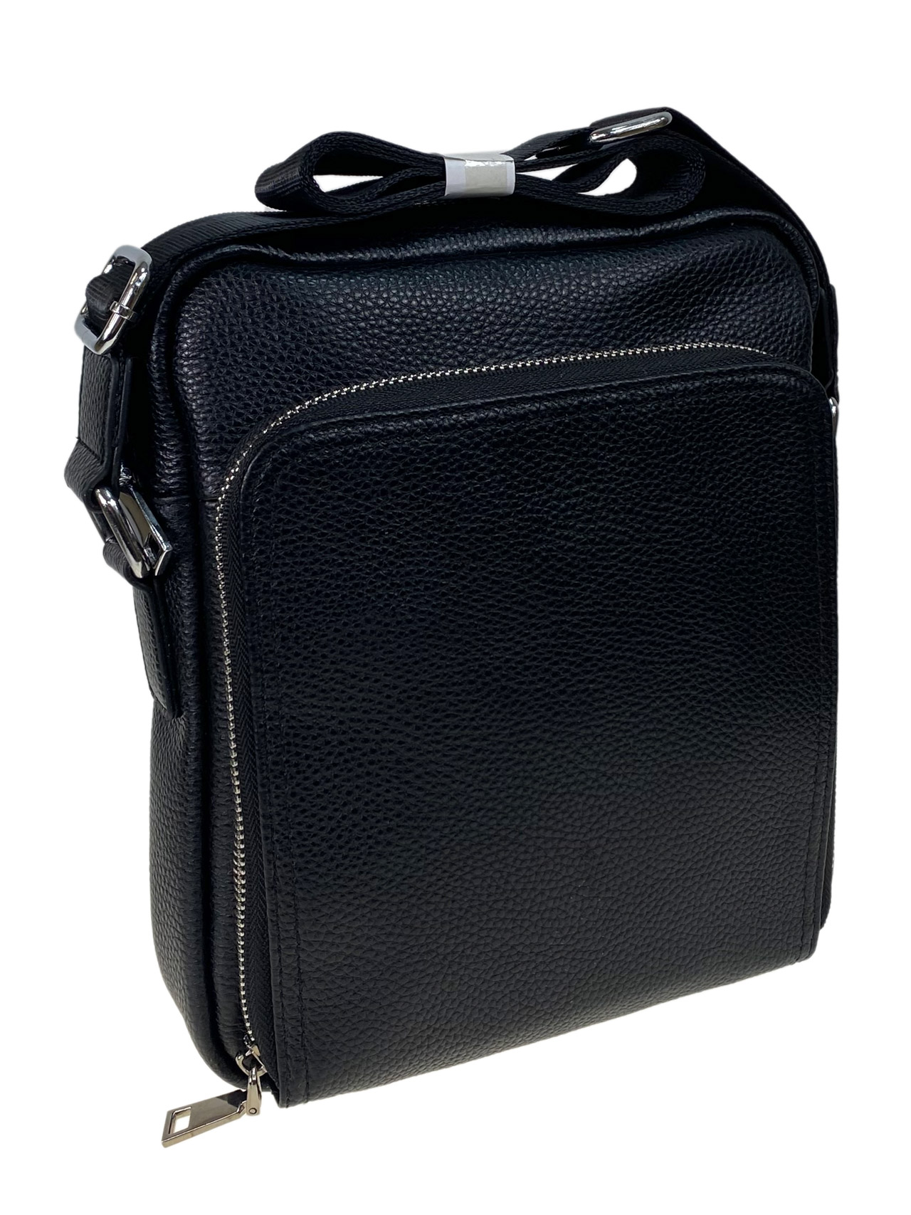 На фото 3 - Мужская сумка из натуральной кожи , цвет черный