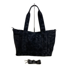 На фото 1 - Женская сумка из искусственной замши, цвет черный На фото 1 - Женская сумка из искусственной замши, цвет черный