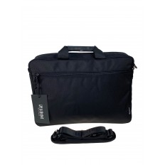 На фото 2 - Мужская сумка из текстиля, цвет черный