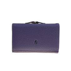 На фото 1 -  Женское портмоне из искусственной кожи, цвет фиолетовый