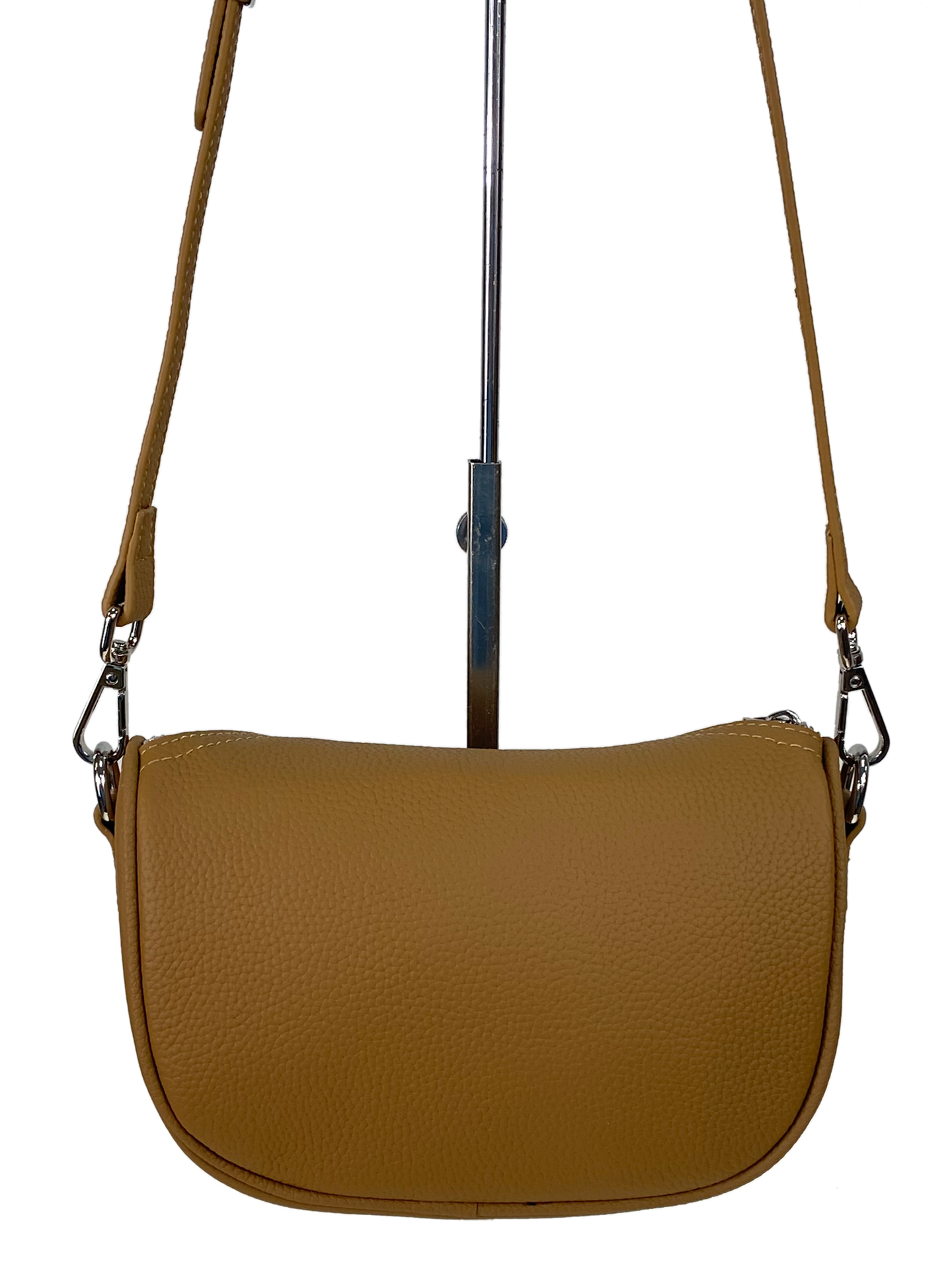 На фото 2 - Женская сумка из натуральной кожи цвет коричневый