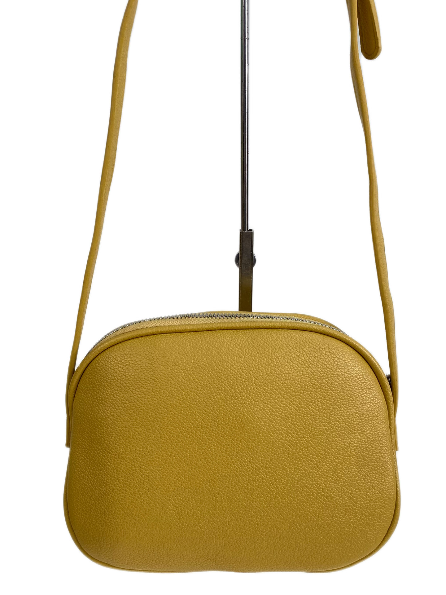 На фото 2 - Женская сумка из искусственной кожи, цвет жёлтый