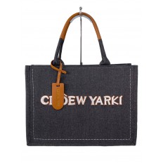 На фото 2 -  Тоут из джинсы  с водонепроницаемой пропиткой, цвет черный