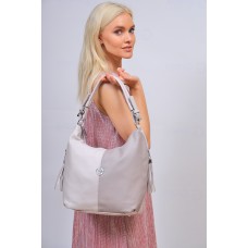 На фото 1 -  Женская сумка хобо из искусственной кожи, мультицвет