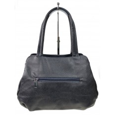 На фото 2 - Женская сумка из искусственной кожи, цвет серый