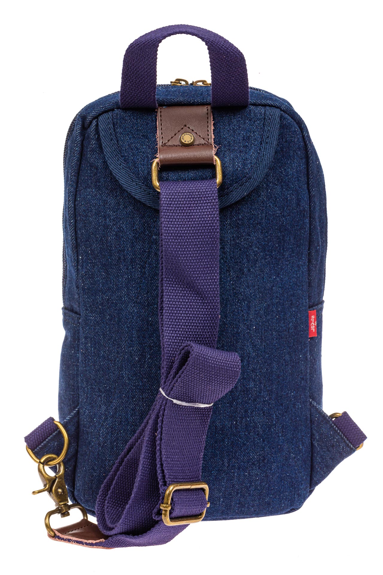На фото 3 - Слинг-рюкзак для мужчин, цвет синий