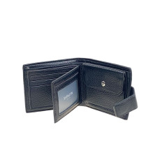 На фото 2 - Мужское портмоне из натуральной кожи, цвет черный На фото 2 - Мужское портмоне из натуральной кожи, цвет черный