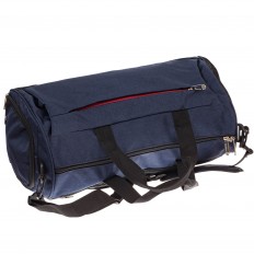 На фото 3 - Вместительная дорожная сумка, цвет синий