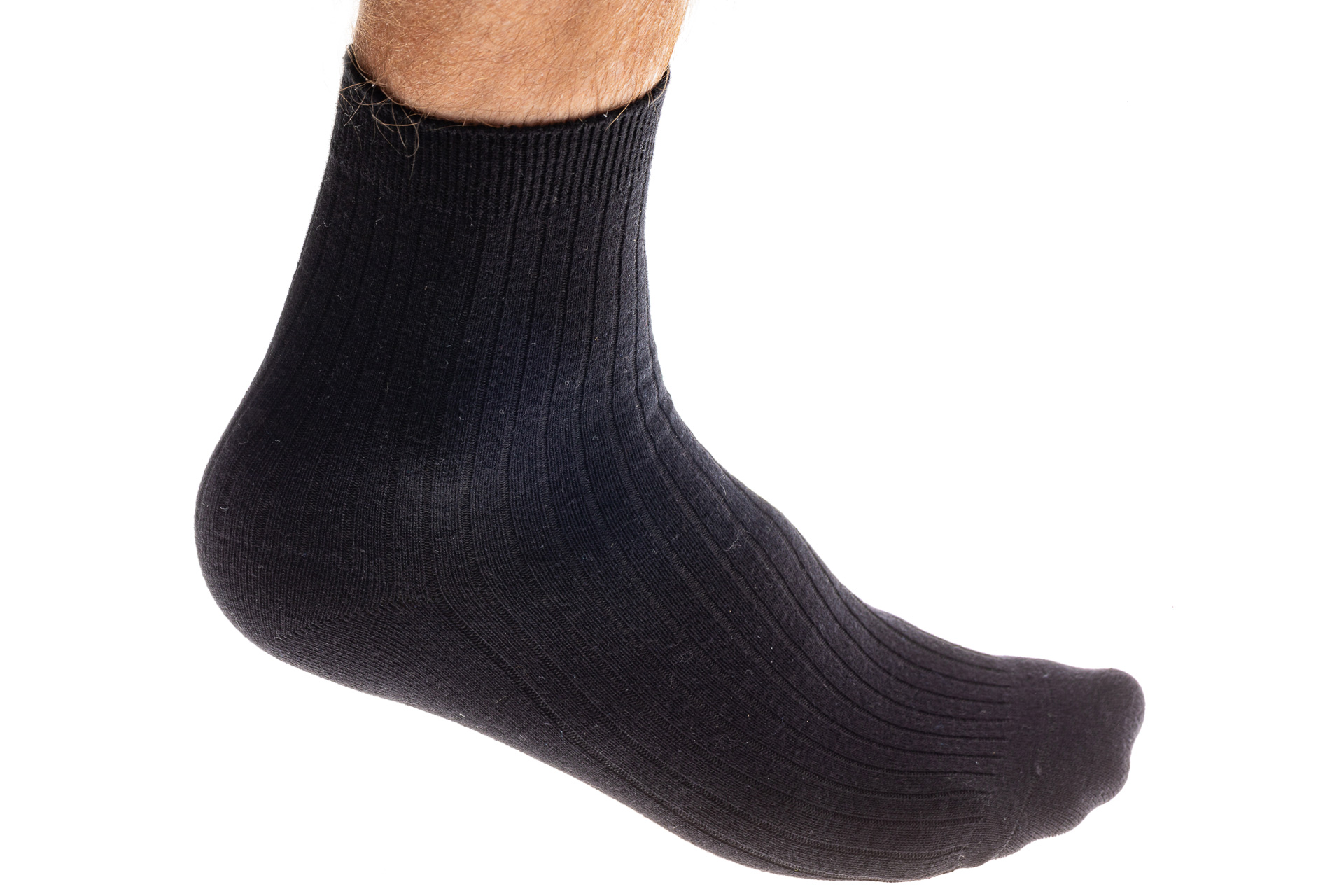 На фото 1 - Качественные носки мужские, хлопок, размер 25-28, цвет темно-серый