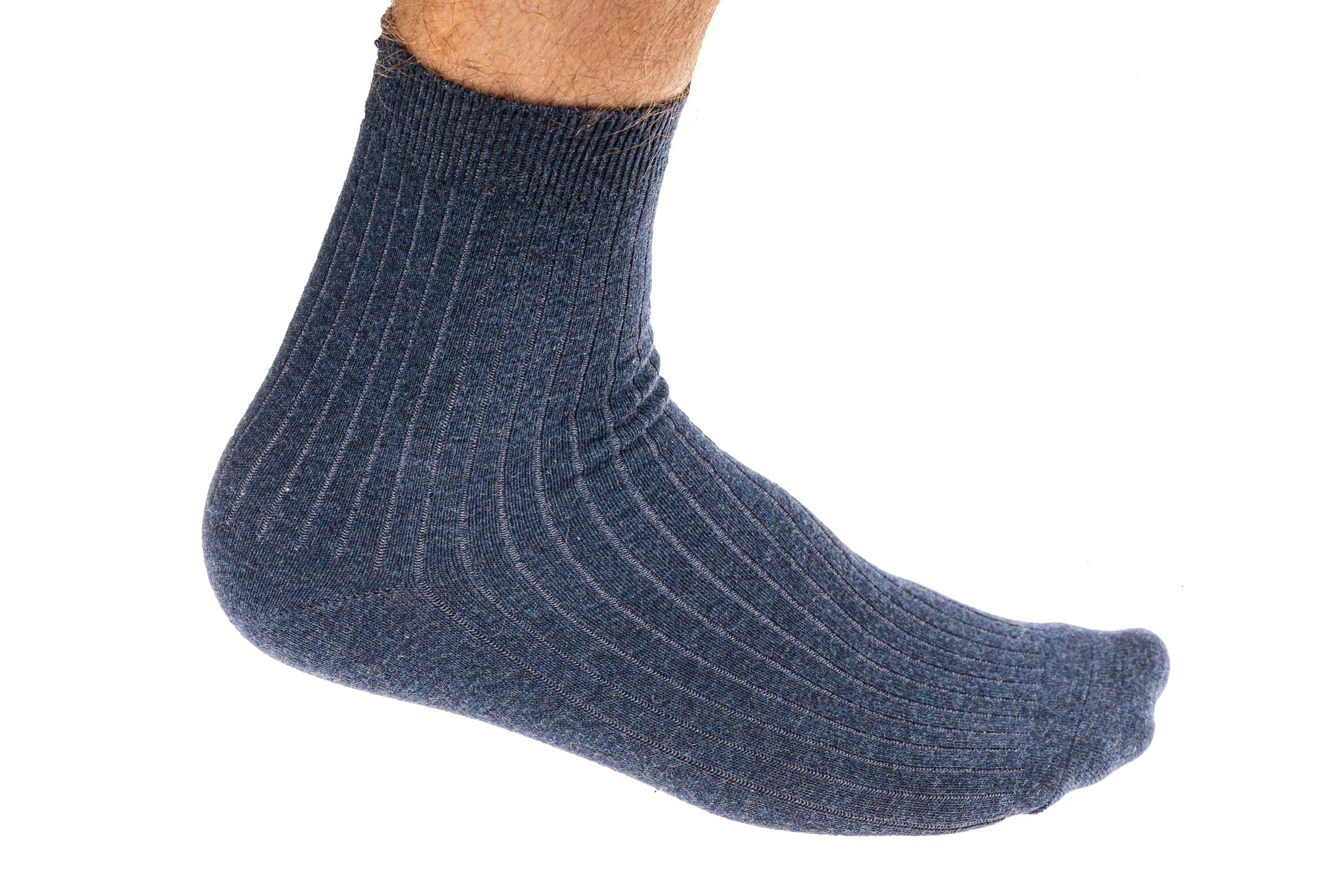 На фото 1 - Качественные носки мужские, хлопок, размеры 25-28, тёмно-синие