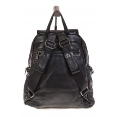 На фото 3 - Черный женский рюкзак из натуральной кожи для города 7113