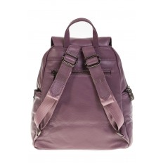 На фото 3 - Женский рюкзак из натуральной кожи для города, цвет пудра 7113