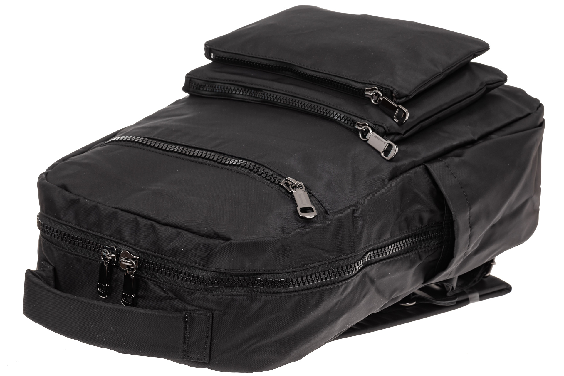 На фото 4 - Мужской рюкзак из текстиля, цвет черный
