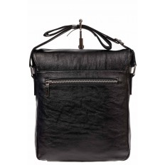 На фото 3 - Мужская сумка-планшет из экокожи, цвет чёрный