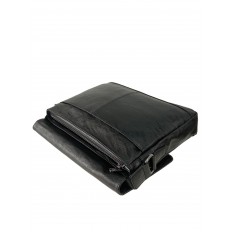 На фото 3 - Мужской портфель из искусственной кожи, цвет черный 