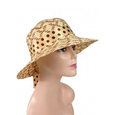 На фото 1 - Летняя женская соломенная шляпа,  мультицвет