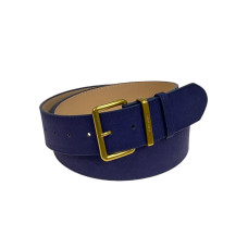 На фото 1 -  Ремень женский из искусственной замши, цвет синий