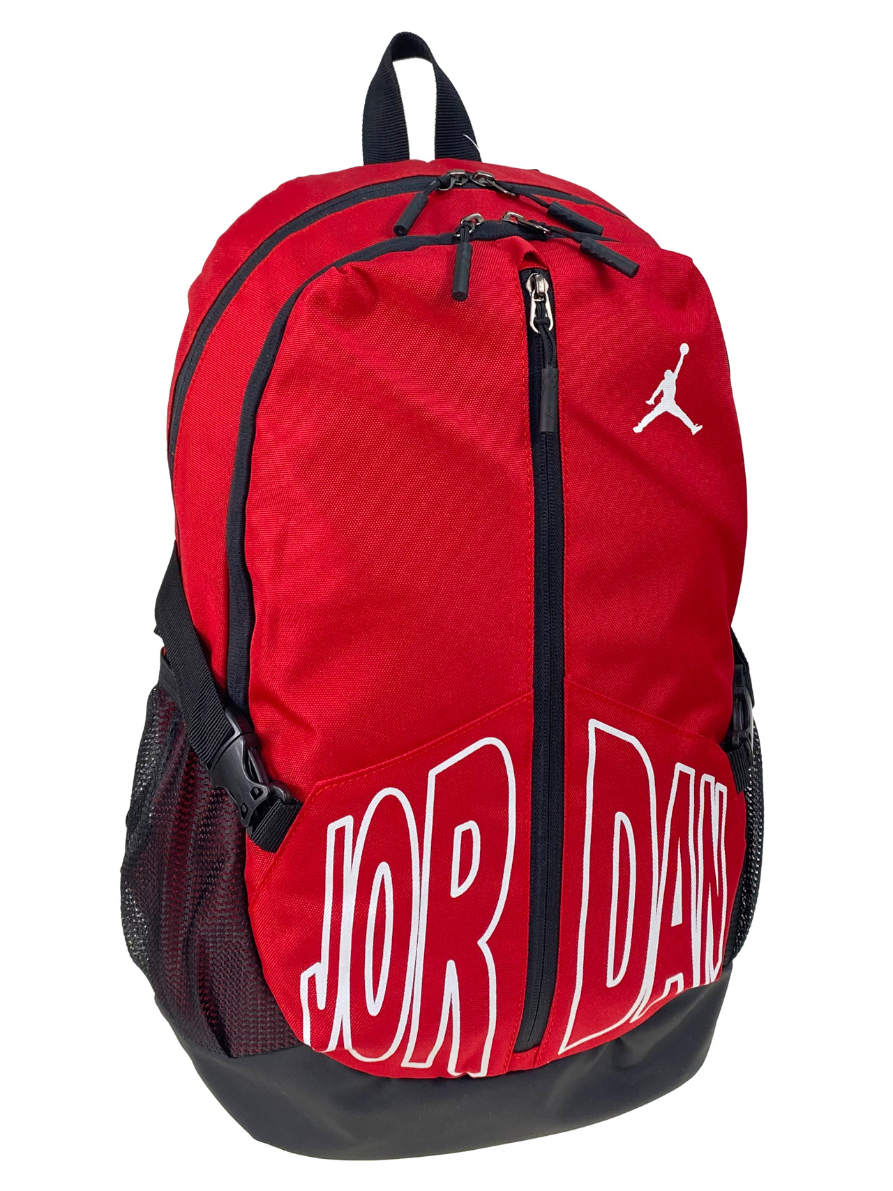 На фото 1 - Молодежный рюкзак из  водоотталкивающей ткани, цвет красный