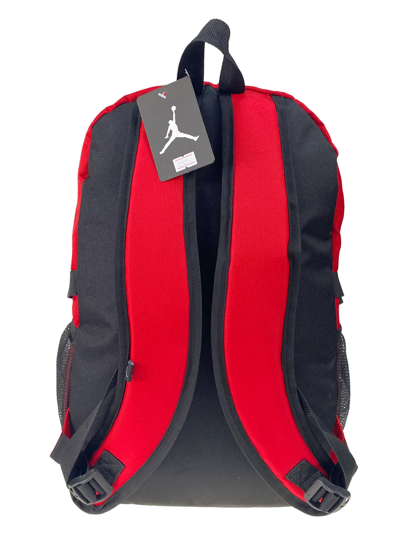 На фото 2 - Молодежный рюкзак из  водоотталкивающей ткани, цвет красный