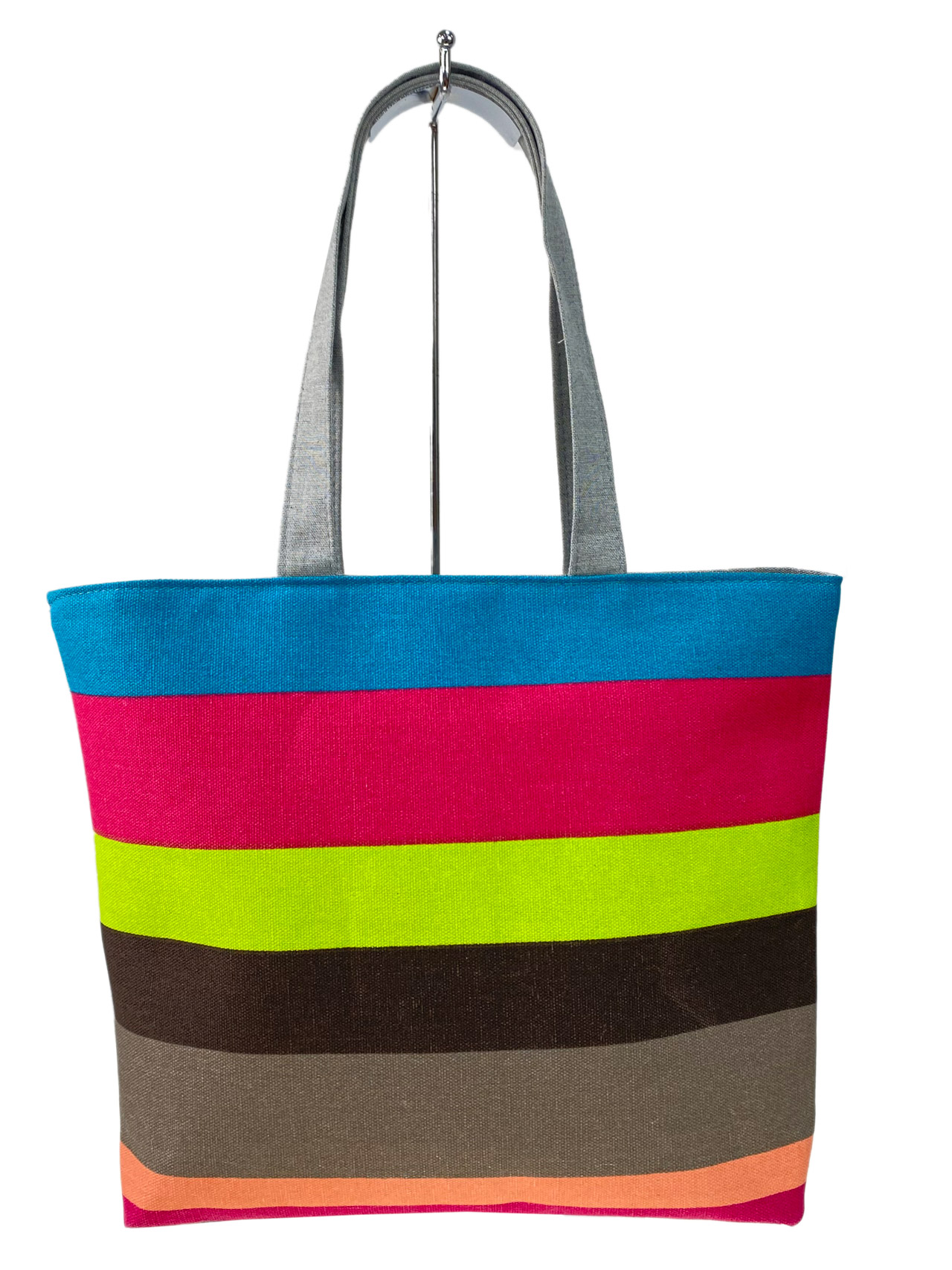 На фото 1 - Женская сумка шоппер из текстиля,  мультицвет