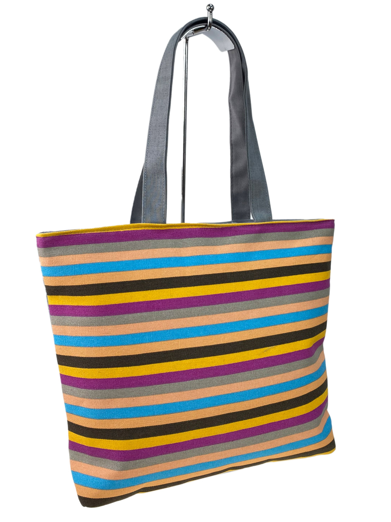 На фото 2 - Женская сумка шоппер из текстиля,  мультицвет
