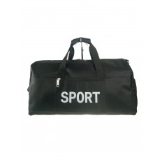 На фото 2 - Дорожно-спортивная сумка из текстиля, цвет  черный