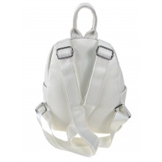 На фото 3 - Женская рюкзак  из искусственной кожи, цвет белый