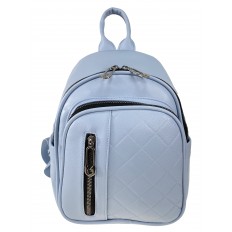 На фото 2 - Женская рюкзак  из искусственной кожи, цвет голубой