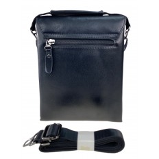 На фото 3 - Мужская сумка-планшет из экокожи, цвет черный
