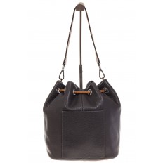 На фото 3 - Женская сумка-торба из натуральной кожи, цвет серый 8137
