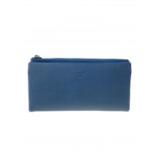 На фото 1 -  Женский  кошелёк из искусственной кожи, цвет синий