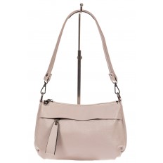 На фото 2 - Женская сумка кросс-боди из искусственной кожи, цвет светло-серый
