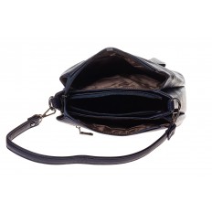 На фото 4 - Удобная женская сумка из искусственной кожи, цвет черный