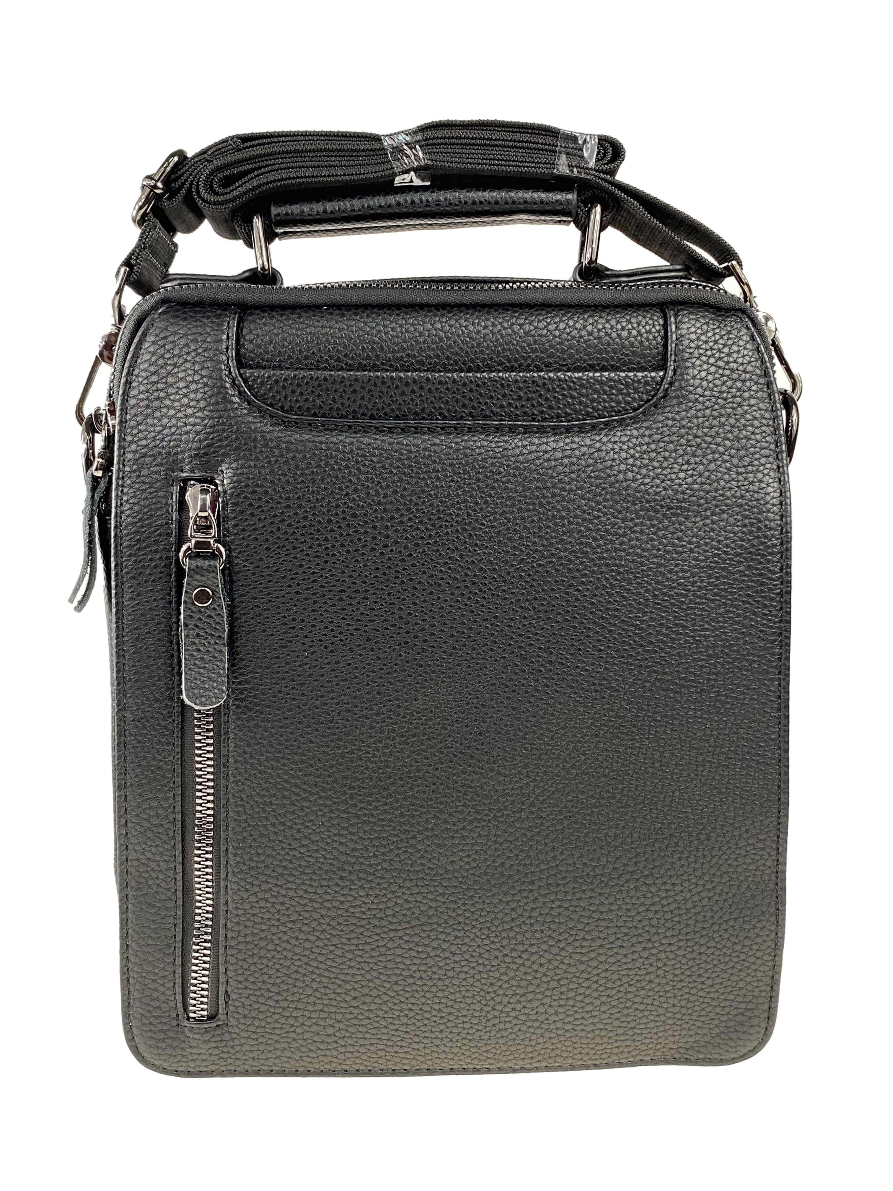 На фото 2 - Мужская сумка-планшет из натуральной кожи, цвет чёрный