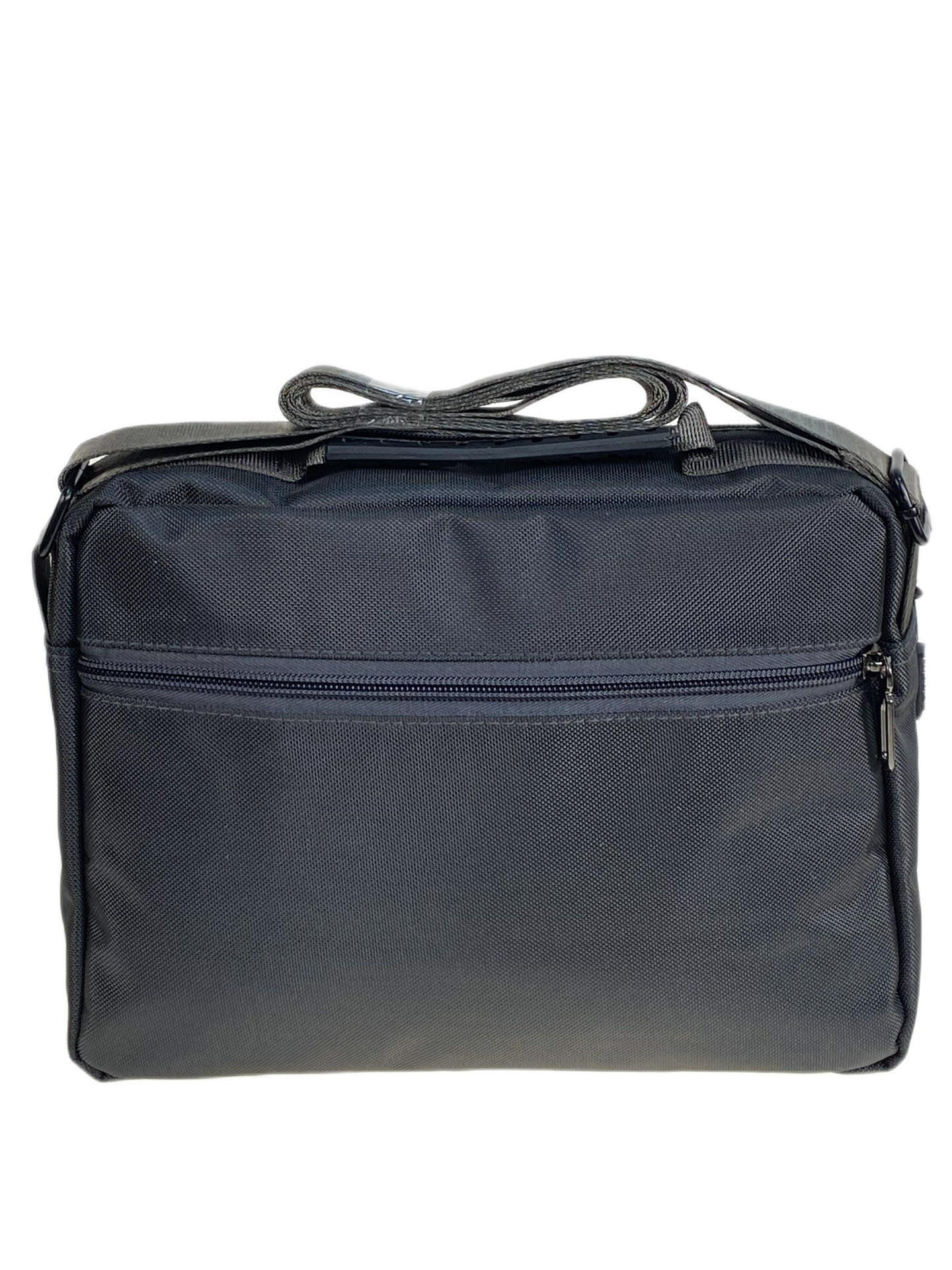 На фото 2 - Сумка мужская через плечо текстильная, цвет серый