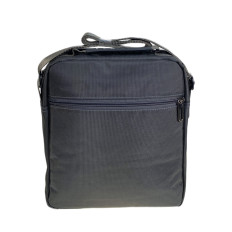 На фото 2 - Сумка мужская через плечо текстильная, цвет серый На фото 2 - Сумка мужская через плечо текстильная, цвет серый