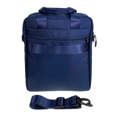 На фото 2 - Сумка мужская текстильная, цвет синий На фото 2 - Сумка мужская текстильная, цвет синий