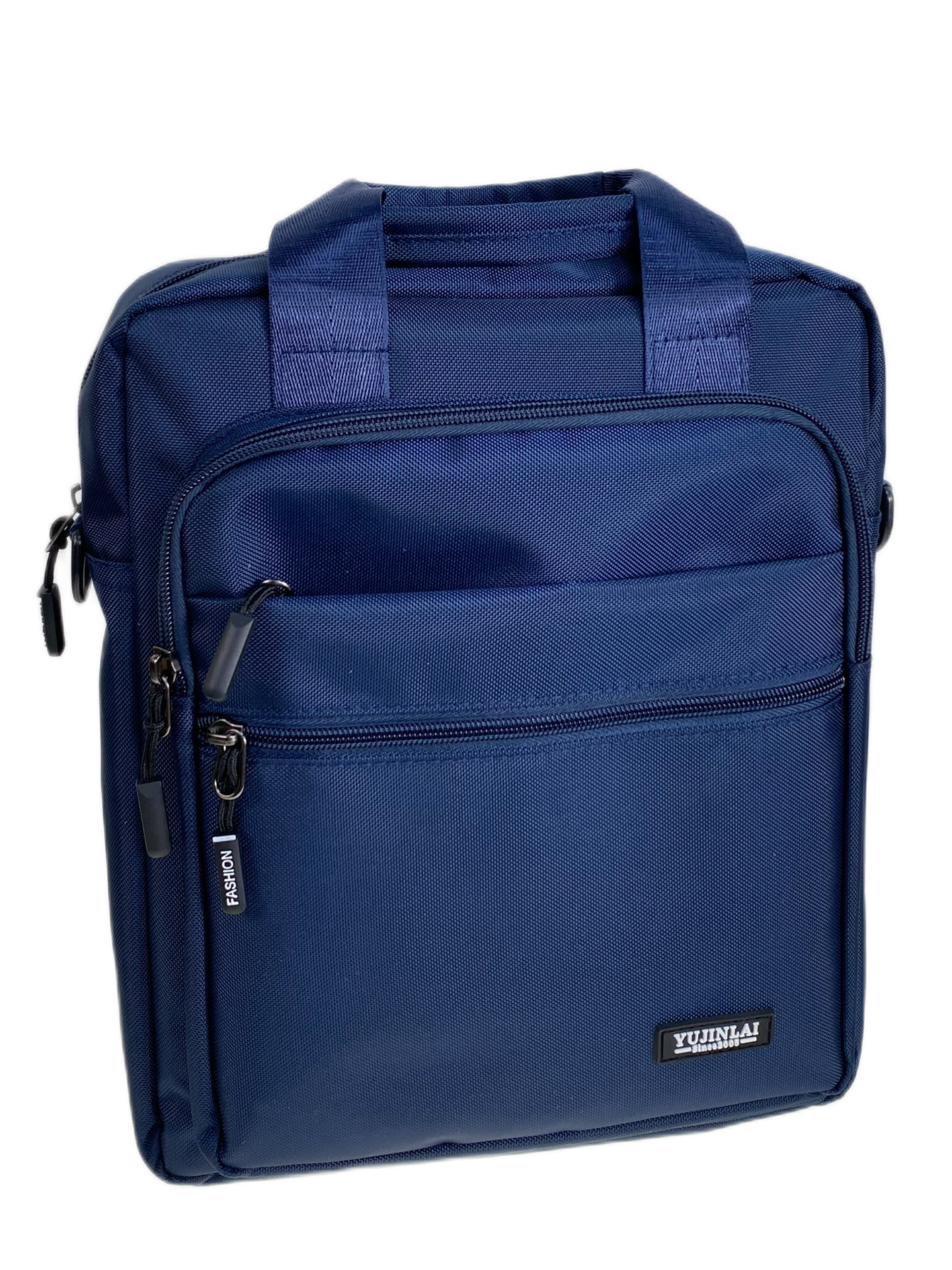 На фото 1 - Сумка мужская  текстильная, цвет  синий