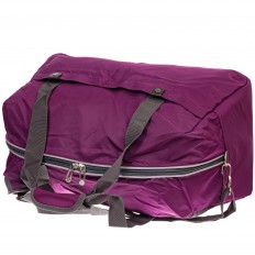 На фото 3 - Легкая и прочная дорожная сумка, цвет фиолетовый