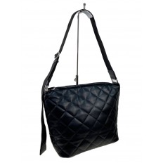 На фото 3 - Женская сумка  из искусственной кожи, цвет черный