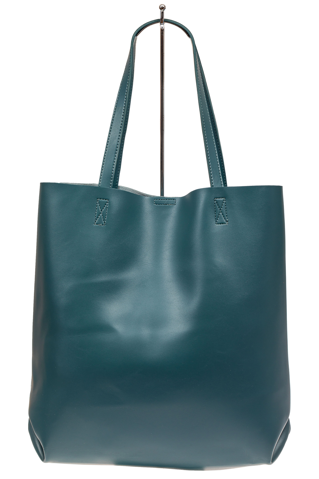 На фото 3 - Набор сумок из искусственной кожи, цвет голубой