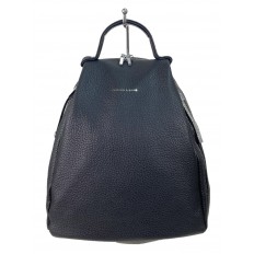 На фото 3 - Женский рюкзак   из искусственной кожи, цвет черный