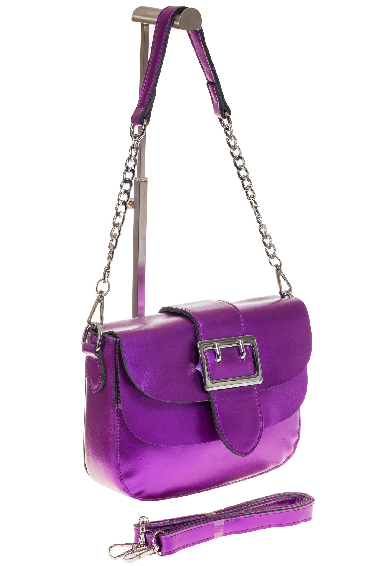 Фиолетовая сумка женская