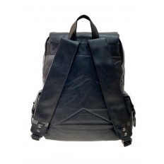 На фото 3 - Мужской рюкзак из искусственной кожи , черный цвет